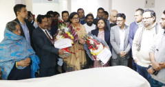 বিএসএমএমইউতে অধ্যাপক সুভাষের মরণোত্তর দেহদান