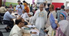 বাগেরহাটে বিনামূল্যে চারশ' রোগীকে চিকিৎসা সেবা প্রদান