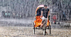 আজ ঝোড়ো বৃষ্টি হতে পারে যে আট অঞ্চলে