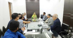 স্বাস্থ্য উপদেষ্টার সঙ্গে রেড ক্রিসেন্ট সোসাইটির সাক্ষাৎ