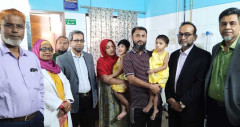 ২ বছর ৭ মাস ২০ দিন পর সুস্থ হয়ে বাড়ি ফিরল জোড়া শিশু নূহা-নাবা
