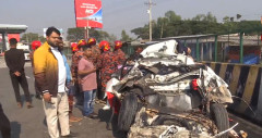 ঢাকা মাওয়া এক্সপ্রেসওয়েতে সড়ক দুর্ঘটনা, মৃত্যু ৫