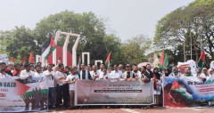 গ্লোবাল স্ট্রাইক ফর গাজা কর্মসূচিতে মেডিকেল শিক্ষার্থী-চিকিৎসকদের সংহতি