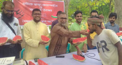 ইবিতে শ্রমিক স্বাস্থ্য ক্যাম্পেইন ও তরমুজ উৎসব উদযাপন