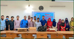 শহীদ এম মনসুর আলী মেডিকেলে মানব কঙ্কাল বিতরণ