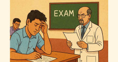পরীক্ষা কক্ষে একদিন
