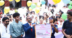 স্তন ক্যান্সার সচেতনতায় যশোরে র‍্যালি ও আলোচনা সভা অনুষ্ঠিত