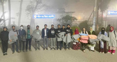 মমেক ইন্টার্ন ডক্টরস সোসাইটির শীতবস্ত্র বিতরণ