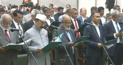 বিএনপির সংসদ সদস্যদের শপথ গ্রহণ