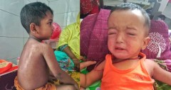 গাজীপুর তাজউদ্দীন মেডিকেলে ভর্তি সক্ষমতার দ্বিগুণ হামে আক্রান্ত শিশু