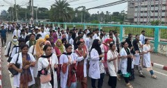 দাবি আদায়ে অনির্দিষ্টকালের জন্য ক্লাস-পরীক্ষা বর্জনের ঘোষণা শেবাচিম শিক্ষার্থীদের