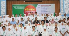 বিএমইউতে বিএসসি নার্সিং শিক্ষার্থীদের ক্যাপিং সেরিমনি অনুষ্ঠিত