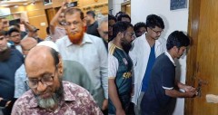 বরিশালের নবনিযুক্ত বিভাগীয় স্বাস্থ্য পরিচালককে ‘স্বৈরাচারের দোসর’ আখ্যা দিয়ে বিক্ষোভ, কক্ষে তালা