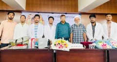 বর্ণাঢ্য আয়োজনে কক্সবাজার মেডিকেলের সদ্য সাবেক অধ্যক্ষকে বিদায়
