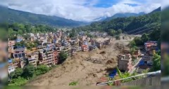 নেপাল-চীন সীমান্তে আকস্মিক বন্যায় নিহত ১৭,  পর্যটকসহ নিখোঁজ ৪০০