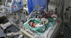 গাজায় সংকটে নবজাতক ও শিশুদের স্বাস্থ্যব্যবস্থা