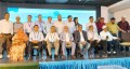 বাংলাদেশ ডার্মাটোলজিক্যাল সোসাইটির সভাপতি অধ্যাপক মুনীর রশীদ ও সম্পাদক ডা. আবু হেনা