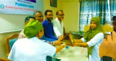 নজরুল ইসলাম মেডিকেলে শিশু নার্স সপ্তাহ উদযাপন, এক্সিলেন্স অ্যাওয়ার্ড পেলেন সুস্মিতা আক্তার