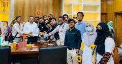 ইন্টার্ন চিকিৎসকদের ভাতা পুনর্নির্ধারণসহ ৫ দফা দাবিতে সোহরাওয়ার্দী হাসপাতালের পরিচালকের কাছে স্মারকলিপি