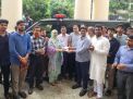 নির্বাচনী প্রতিশ্রুতির অংশ হিসেবে শিক্ষার্থীদের অ্যাম্বুলেন্স দিল জকসু