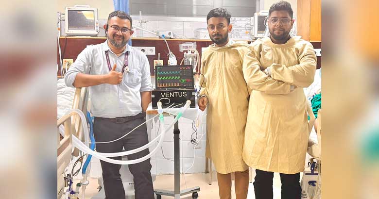 সাত বছরের গবেষণার সাফল্য: দেশে তৈরি ভেন্টিলেটর ভেন্টাস’র ক্লিনিক্যাল ট্রায়াল সম্পন্ন