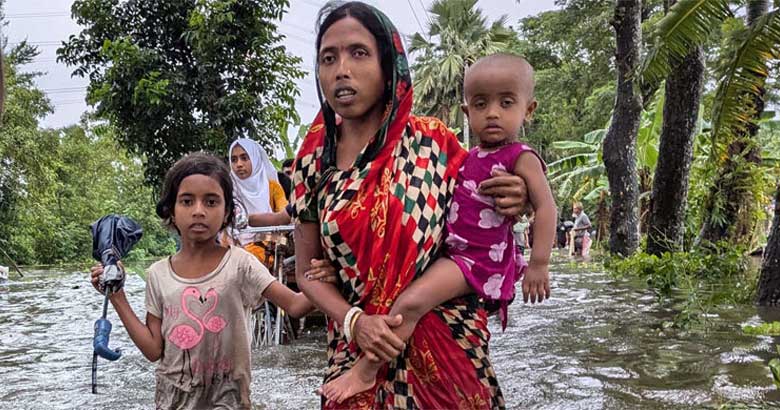বন্যায় এখনও ঝুঁকিতে ২০ লাখ শিশু : ইউনিসেফ