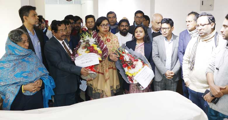বিএসএমএমইউতে অধ্যাপক সুভাষের মরণোত্তর দেহদান
