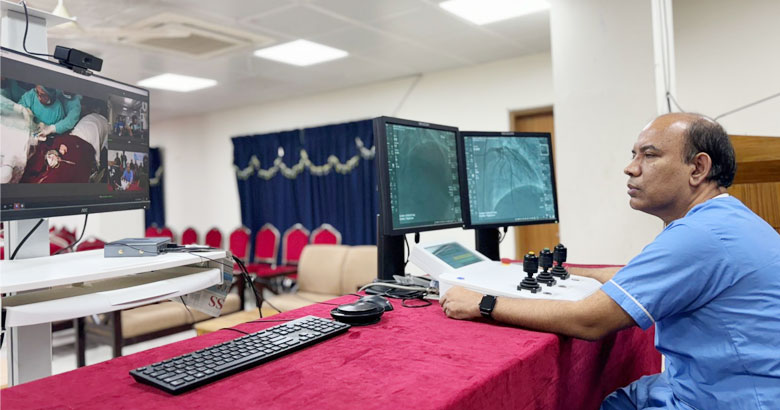 Robotic Angioplasty – Robotic Assisted Angioplasty – 1st Time in Bangladesh