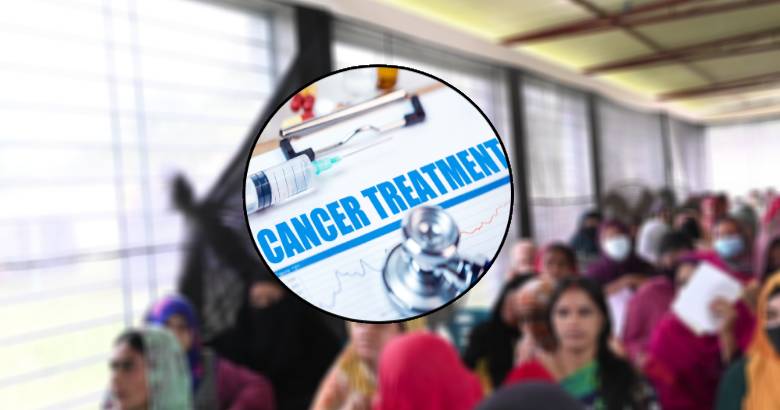 ক্যান্সার সচেতনতায় নারীদের নিয়ে বিশেষ ক্যাম্প