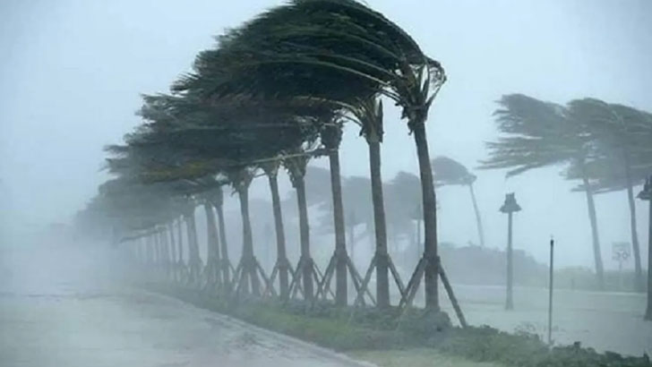 ৮০ কিলোমিটার বেগে ঝড়ো হাওয়াসহ হতে পারে বজ্রবৃষ্টি
