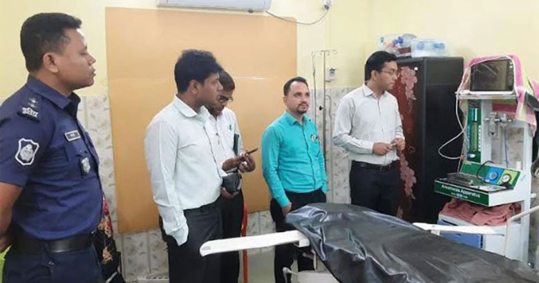 সৈয়দপুরে অনুমোদনহীন হাসপাতাল সিলগালা, ৫০ হাজার টাকা জরিমানা
