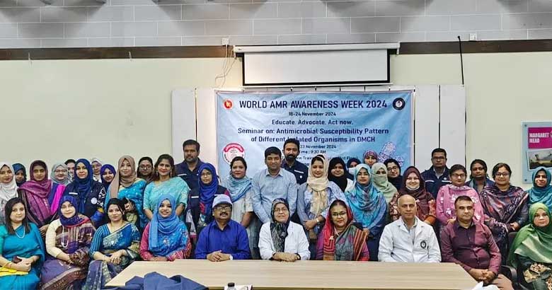 প্রধান চারটি জীবাণুর মাল্টি ড্রাগ রেজিস্ট্যান্সের হার ৯০ ভাগের বেশি