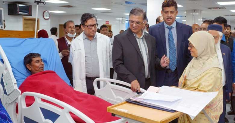 এনআইসিভিডিতে বাংলাদেশ ও চীনের যৌথ কার্ডিওভাসকুলার ক্লিনিক উদ্বোধন