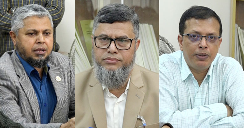 অর্থোপেডিক সোসাইটির আহ্বায়ক ডা. কেনান, সদস্য সচিব ডা. এরফান, কোষাধ্যক্ষ ডা. জহির