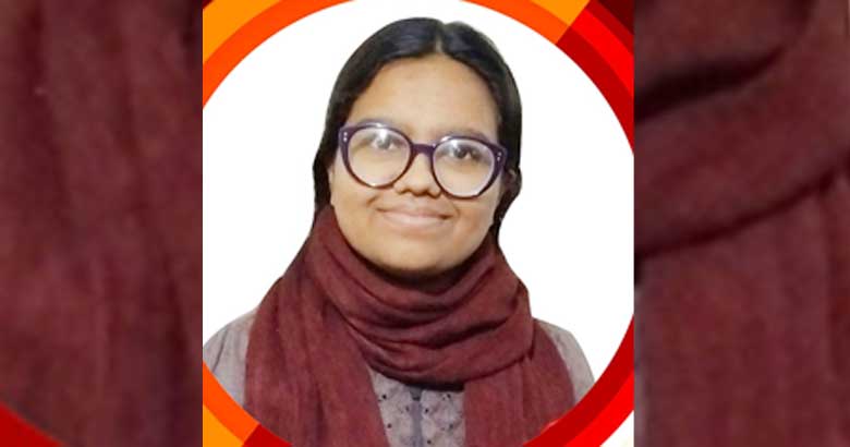 ডেন্টাল ভর্তি পরীক্ষায় জাতীয় মেধায় দ্বিতীয় মালিহা