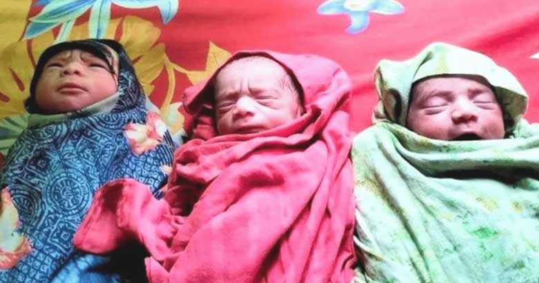 নরমাল ডেলিভারিতে ৩ পুত্রসন্তানের জন্ম, পরিবারে আনন্দের জোয়ার
