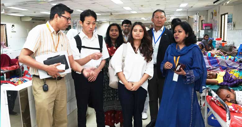 আইসিডিডিআর’বি পরিদর্শনে জাপানি প্রতিনিধিদল, যক্ষ্মা প্রতিরোধে সহযোগিতা জোরদারে আলোচনা