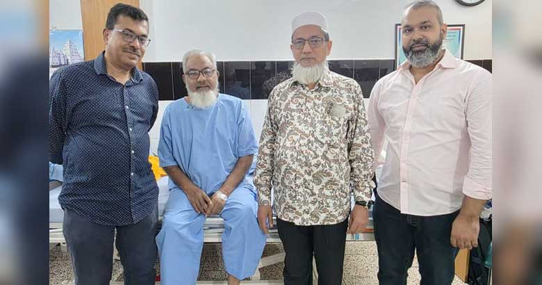 এনডিএফ সভাপতির নাকে সফল এন্ডোস্কোপিক সার্জারি, ফিরেছেন বাসায়