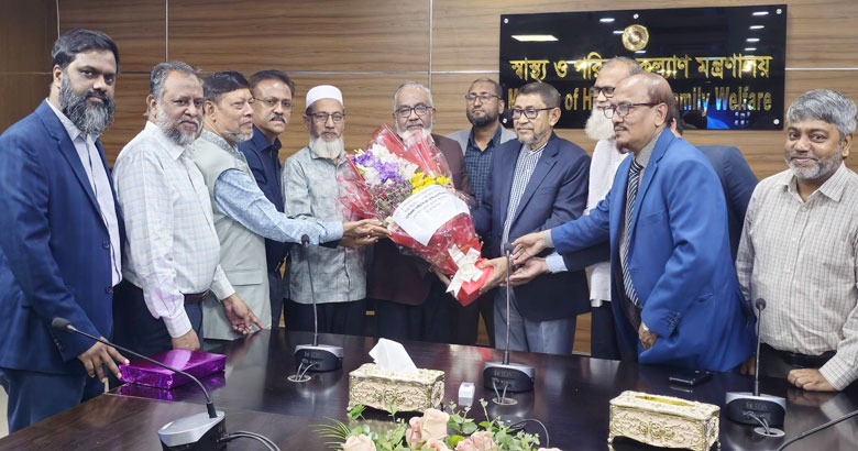 স্বাস্থ্যমন্ত্রীর সঙ্গে এনডিএফ নেতৃবৃন্দের সৌজন্য সাক্ষাৎ