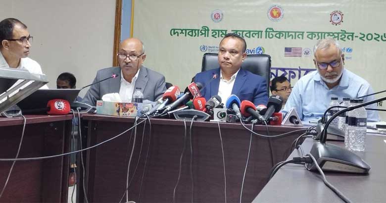 হামের টিকার আওতায় এক কোটি ৮০ লাখ শিশু: স্বাস্থ্য অধিদপ্তর 