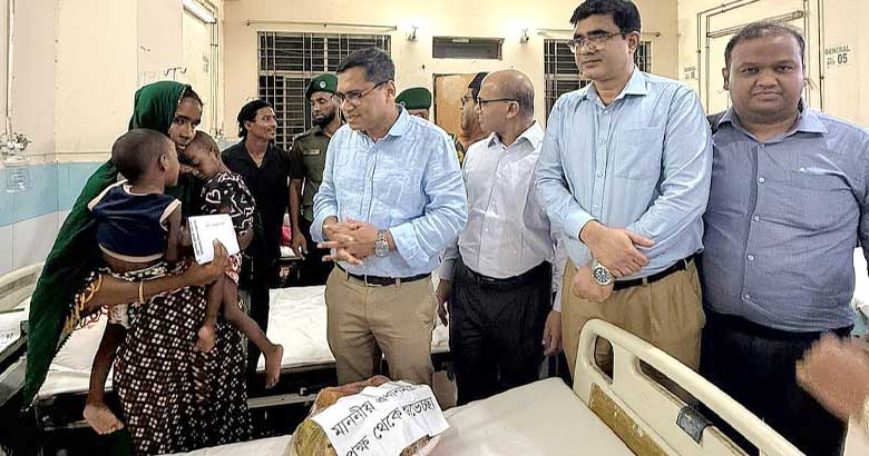 হামে আক্রান্ত যমজ শিশু হাসান-হোসেনের চিকিৎসায় প্রধানমন্ত্রীর সহায়তা